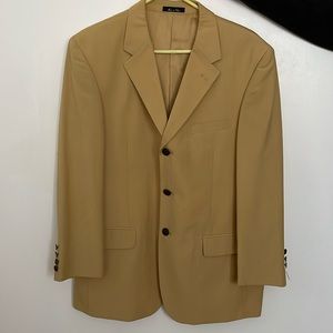 Vintage Gold Wool Blazer, size 42S